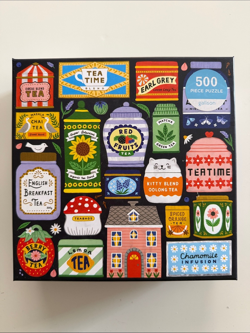 Galison-  Spot of Tea- 500-Piece Puzzle -
